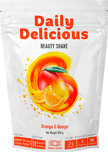 Daily Delicious beauty shake Orange-mangue 