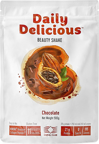 Daily Delicious beauty shake Chocolat